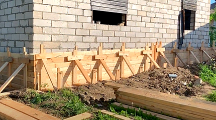 Усиление фундамента